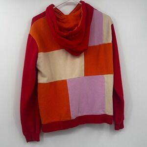 Lego x Target Red Colorblock Patchwork Hoodie Sweatshirt Medium,‎ Collab